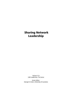 cover image of Sharing Network Leadership